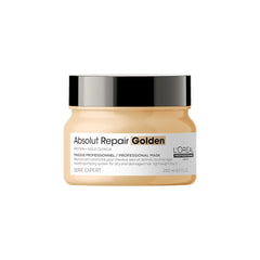 L'Oréal Professionnel Paris Absolut Repair Golden Mask - Repairs Damage & Provides Shine For Fine to Medium, Dry, & Damaged Hair