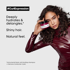 L'Oréal Professionnel Paris Curl Expression Mask - Moisturizes and Pre-Detangles For Curly and Coily Hair Types, Adds Shine, Paraben-Free