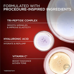 L'Oreal Paris Revitalift Triple Power Age-Defying Face Serum, Anti Aging Serum with 3 in 1 Benefits, Reduces Wrinkles, Firms and Brightens Skin, Includes Sample