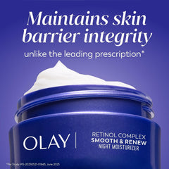 Olay Regenerist Retinol Face Moisturizer: Fragrance-Free, Anti-Aging & Brightening Cream for Women's Smooth & Renewed Skin - 2 Oz