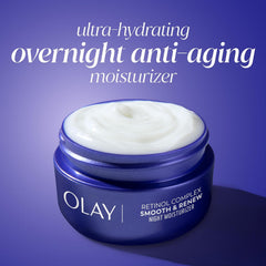 Olay Regenerist Retinol Face Moisturizer: Fragrance-Free, Anti-Aging & Brightening Cream for Women's Smooth & Renewed Skin - 2 Oz