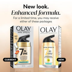Olay Total Effects 7-in-1 Moisturizer, SPF 15, Fragrance-Free, 1.7 oz: Anti-Aging Face Cream.