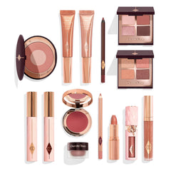 Charlotte Tilbury Pillow Talk Dreams Come True Makeup Kit - Limited Edition 15-Piece Beauty Gift Set with Lip, Eye & Cheek Makeup Essentials in Iconic Nude-Pink Shades (15 Count)