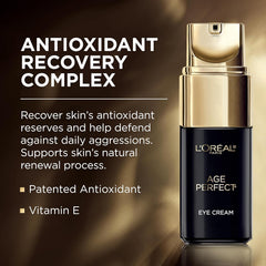 L'Oreal Paris Age Perfect Cell Renewal Anti-Aging Eye Cream, For Dark Circles & Puffiness 0.5 Fl oz