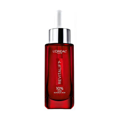L'Oreal Paris Revitalift 10% Pure Glycolic Acid Face Serum, Visibly Evens Tone & Reduce Wrinkles, Fragrance Free 1.0 fl oz (30ml)